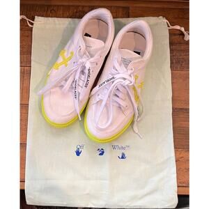 Off White Virgil Abloh Women's Sink or Swim Sneaker Shoes White/Yellow EU-35